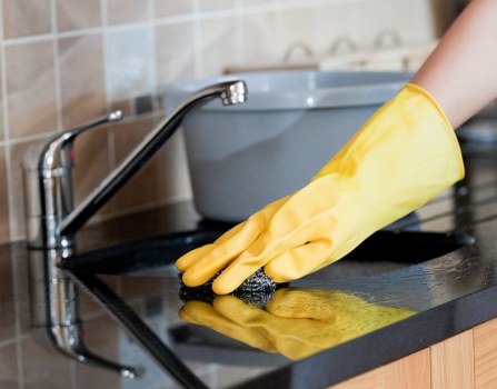 After builders cleaning team removing fine dust in a Notting Hill property