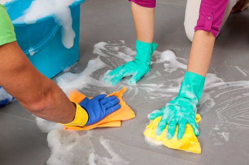 Detail-focused carpet cleaning in a residential space