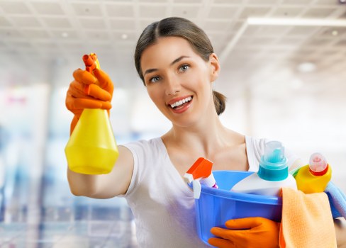 Local cleaning team carrying out a flexible one-time clean in Notting Hill