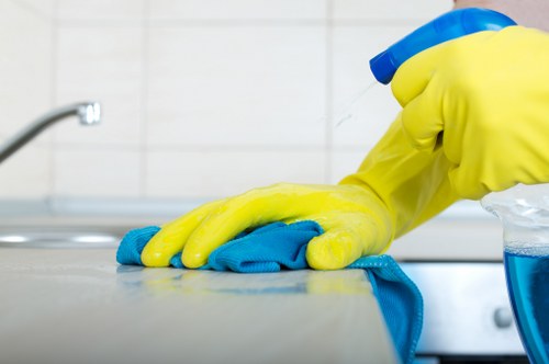 Commercial premises final clean in the Nottinghill area