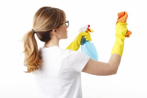 Regular home cleaning in a Notting Hill living room and hallway