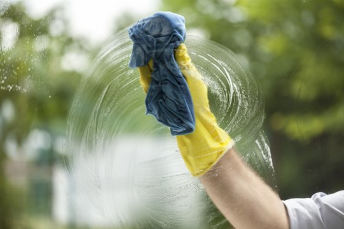 Routine kitchen and bathroom cleaning in a Notting Hill flat